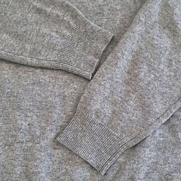 Club Room Cashmere Sweater Mens Medium Gray V Neck Pullover Estate Cashmere 2Ply - Picture 8 of 10
